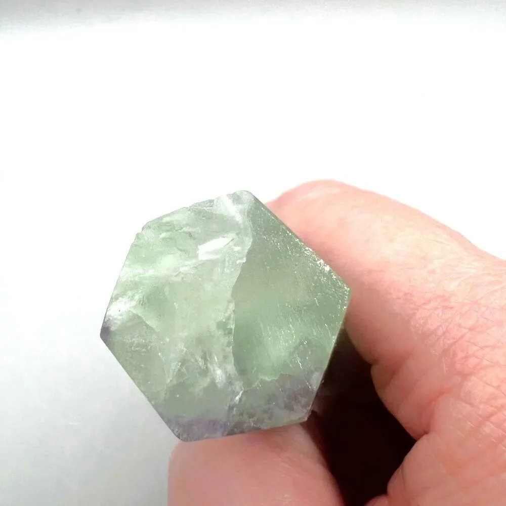 Snowflake/Feather Fluorite Point